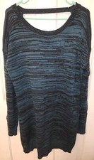 BCBGeneration Blue Sweater Dress Size Large New