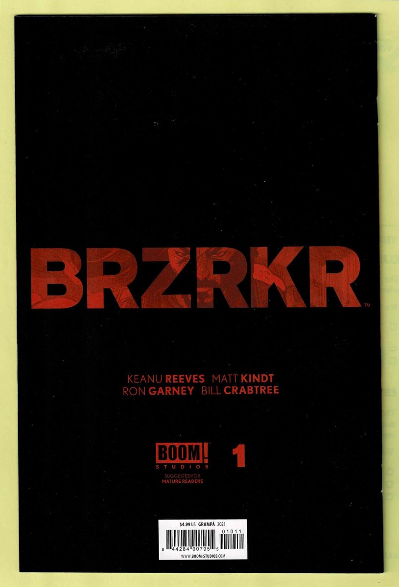 BRZRKR #1 (BOOM! Studios September 2021) for sale online | eBay