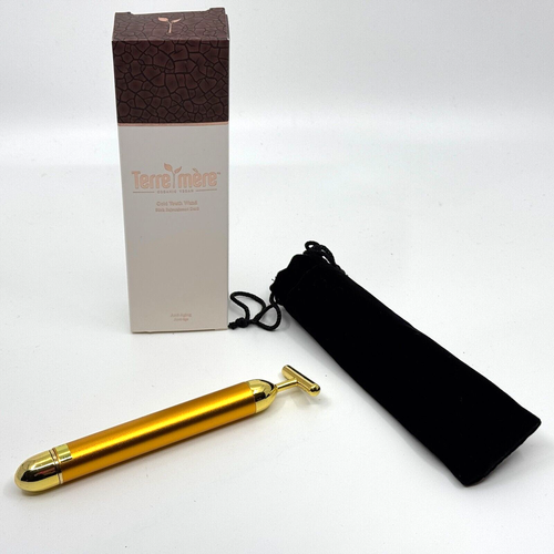 Terre Mere Gold Bacchetta Giovanile, Dispositivo Massaggio Viso Portatile - Foto 10 di 10