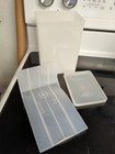 Vintage Tupperware #484 Half Gallon Ice Cream Freezer Keeper Storage Sheer w/Lid — photo 4