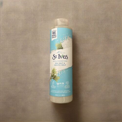 St. Ives Exfoliating Body Wash Sea Salt & Pacific Kelp 22 Fl Oz - New