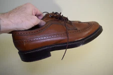 Vintage Florsheim Imperial Kenmoor Longwing Shoe 93602 Brown MENS 7 EEE 3E