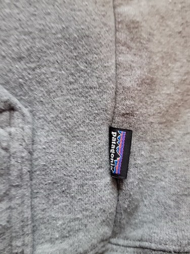 Patagonia P-6 Logo Uprisal Hoodie Pullover Sweatshirt grau Gr. Large Regular - Bild 4 von 21
