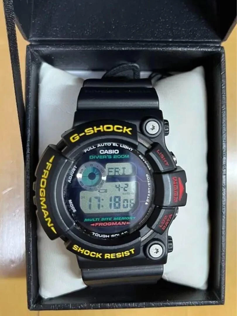 CASIO G-SHOCK FROGMAN Final Edition GW-200Z-1JF Diver's Watch Tough Solar Black