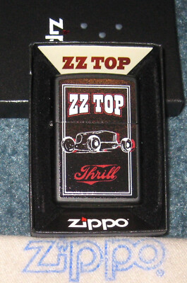 ZIPPO MUSIC Lighter ZZ TOP Thrill  AMERICAN ROCK BAND New in Box SEALED 2023