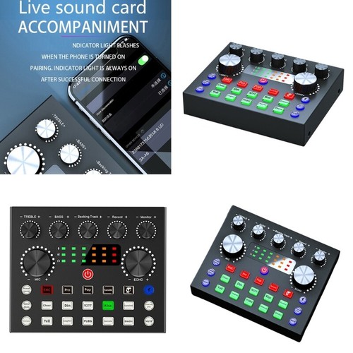 Voice Changer Microphone Sound Card Voice Changer For PC Streaming Smartphone - Photo 2/8