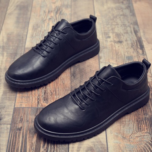 Mens Casual Outdoor Faux Leather Sports 