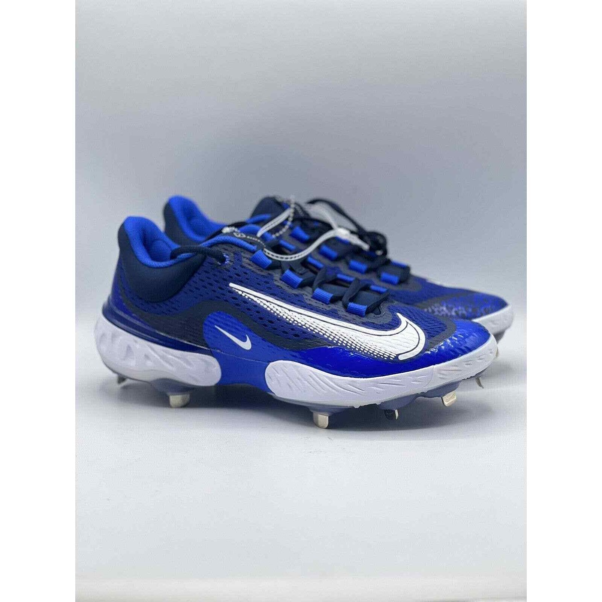 Nike Alpha Huarache Elite 4 Navy White Baseball Cleats Men's