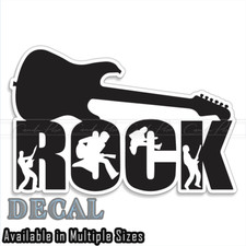 Rock And Roll Decal Sticker