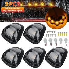 5pcs Smoke Led Cab Roof Lights Marker Amber For Ford F-250 F-350 F450 Super Duty 5pcs Smoke Led Cab Roof Lights Marker Amber For Ford F-250 F-350 F450 Super Duty