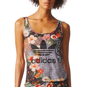 adidas floral tank