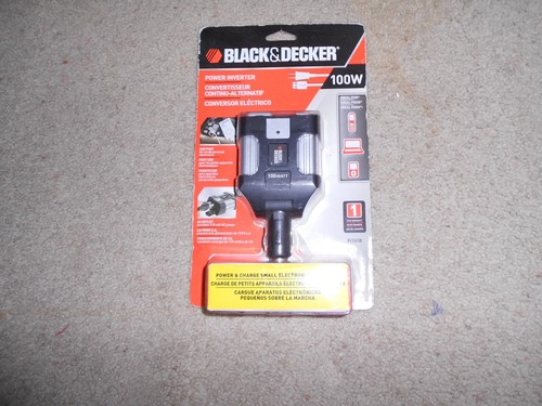 Black and Decker Inverter di Potenza 100W Watt da DC a AC Modello Pi101B - NUOVO E SIGILLATO!