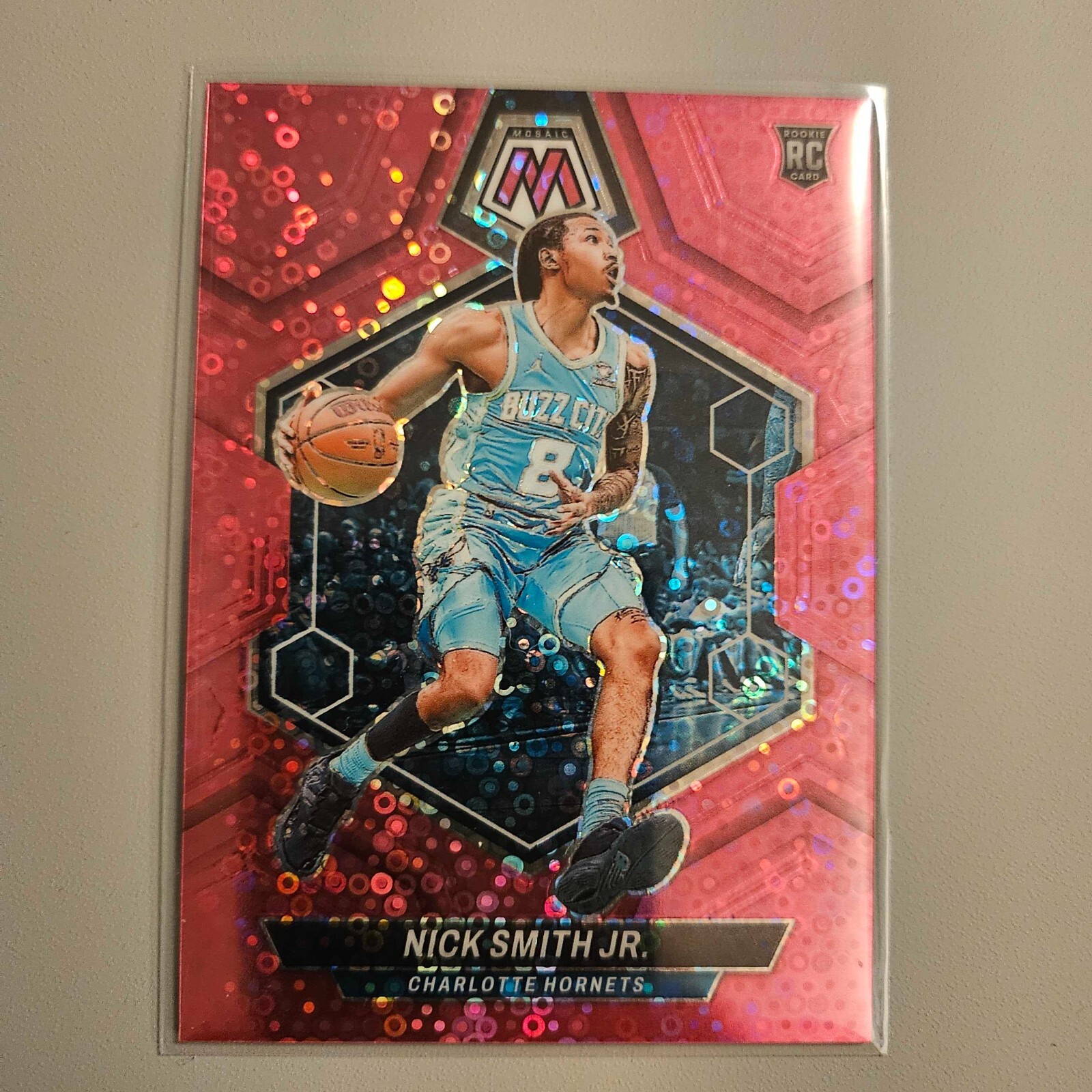 2023-24 Panini Mosaic Fast Break Nick Smith Jr. Pink /20 Rookie RC #242