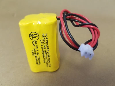 TDH LIGHTING EMERGENCY EXIT LIGHT SIGN 4.8V 700mah NiCad BATTERY BL93NC487