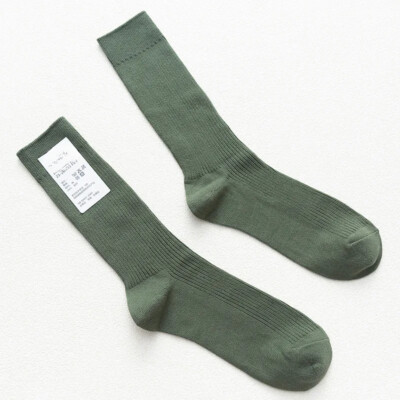 Japanese Double Needles Cotton Knitting Business Cotton Long Casual Men Socks