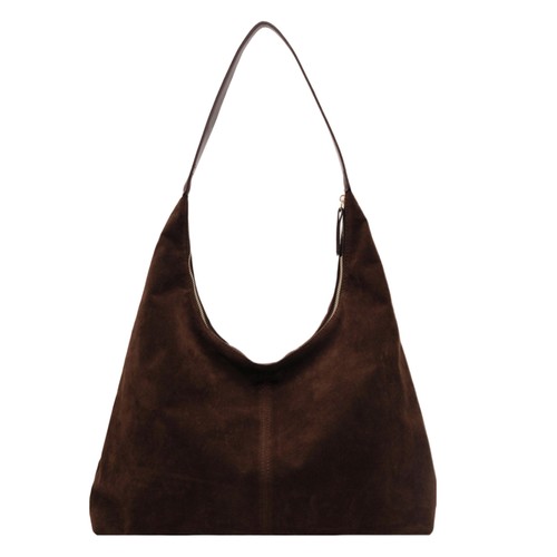 Women Large Capacity PU Leather Casual Tote Shoulder Bag Retro Shopper Handbag - Picture 14 of 15