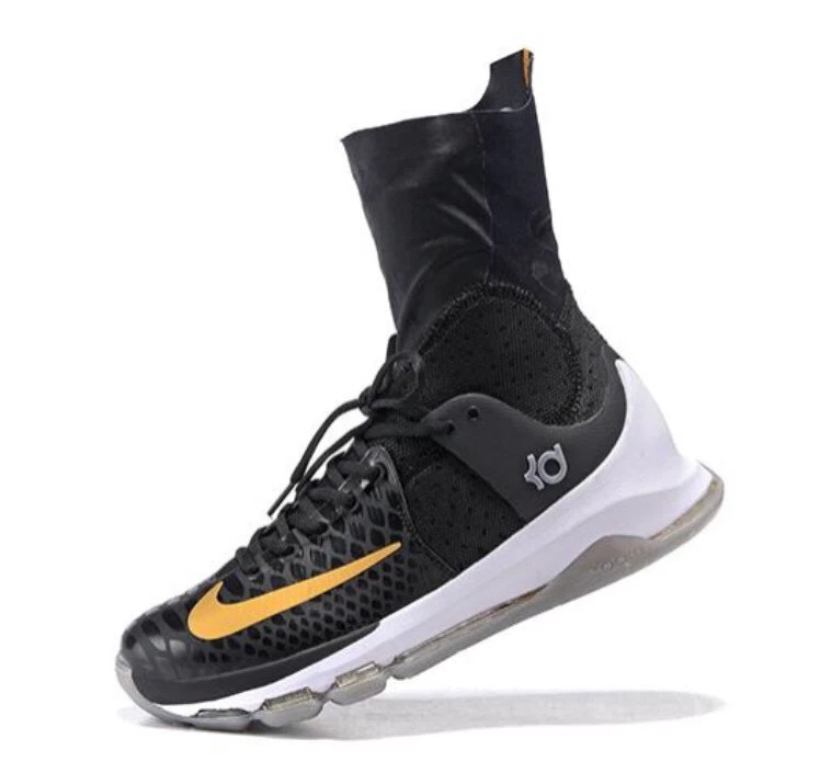 Artesano pakistaní crecer Nike KD 8 Elite Black GOLD sz 10 Kevin Durant Warriors Celebration X  Basketball | eBay