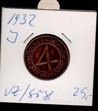 4 PF 1932 J  VZ/ /stgl   selten  . ab 5 auktionen portofrei