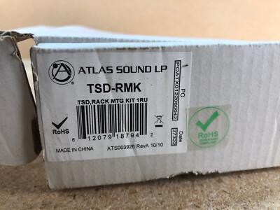 Atlas Sound TSD-RMK TSD Series Rack Mount Kit | eBay