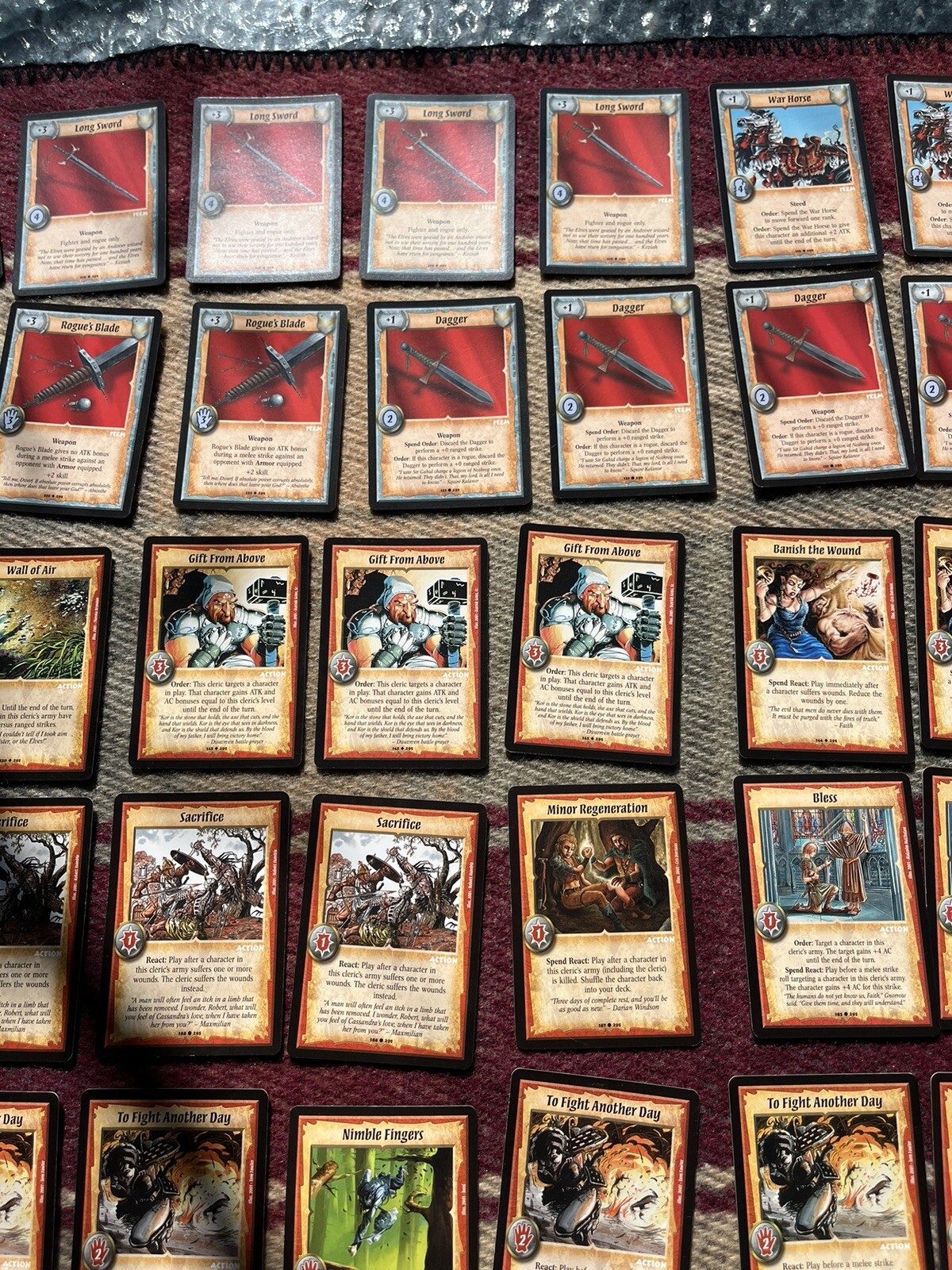 Warlord CCG Card Lot. Saga Of The Storm eBay