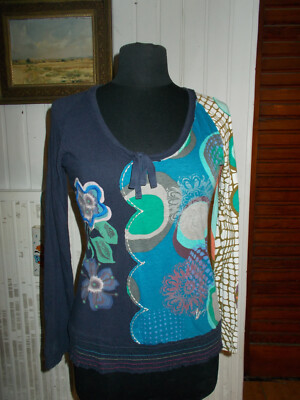 tunque,haut DESGUAL talle S ou 36 | eBay