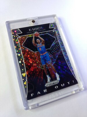 2019-20 Panini Prizm Far Out! Fast Break RJ Barrett #25, New York