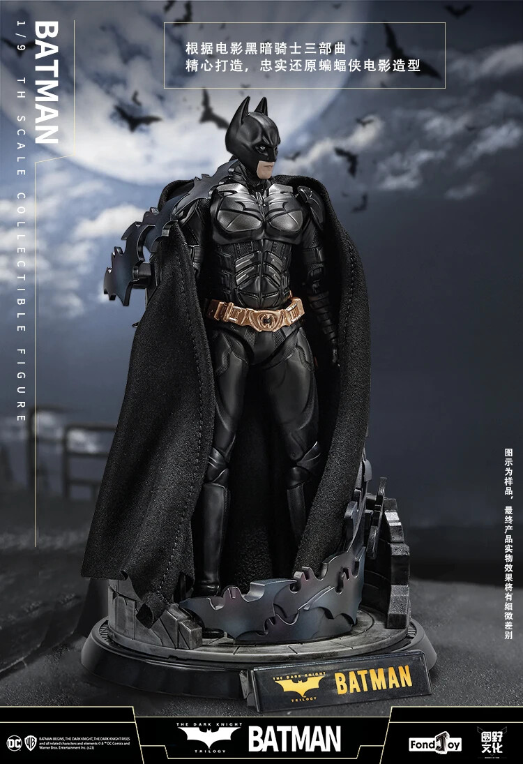 Figurine Batman Dark Knight échelle 1/9 idéale pour décorer un bureau ou espace gaming