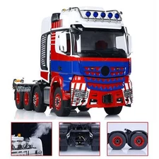 LESU 1/14 8x8 RC Tractor Truck Cars Model Metal Chassis Sound Light Smoke Unit