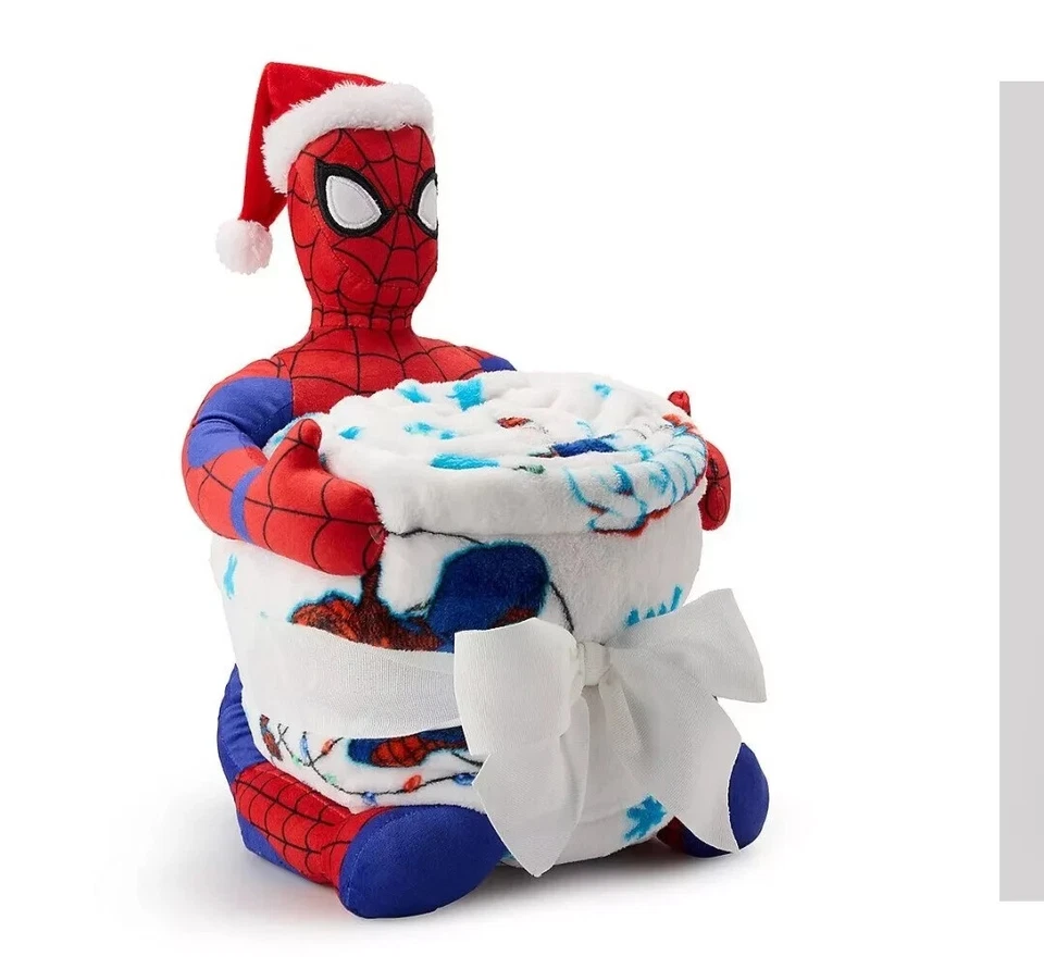 Marvel Spider Man Holiday Buddy & Throw 50×60 by The Big One SEALED NEW