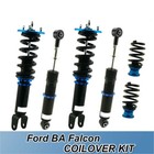 SYC ADJUSTABLE DAMPER COILOVERS F&R SET FOR FORD FALCON BA BF XR6 XR8 SEDAN