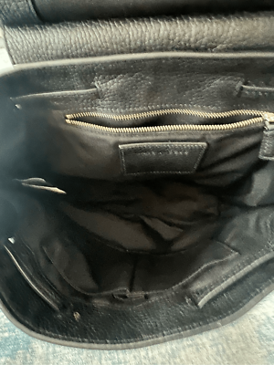 Marc Jacobs Black Pebbled 100% Cow Leather Pike Place  display picture 2