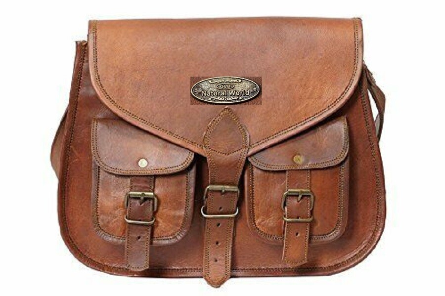 Maletas Laterales De Cuero Duradero Para Motocicleta 2 Bolsas