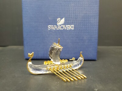 Swarovski Crystal Memories Journeys 267879 Viking Ship | eBay