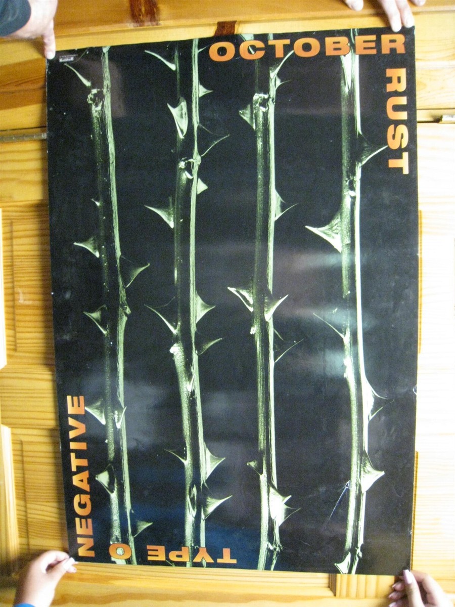 Type O Negative Poster October Rust 2 Sided | eBay