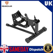 Motorcycle Front Wheel Chock UK GEARZAAR Trailer Garage Tool Heavy Duty