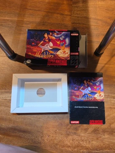 Disney's Aladdin SNS Super Nintendo Box Only 1991 No Game