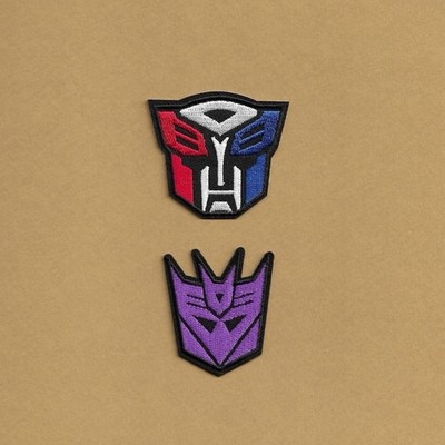 Transformers Autobots Decepticons Iron-on Patch bestickt Thermoaufkleber oder zum Aufnähen