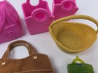 Barbie Doll Accessories Lot Bags Handbags Backpack Purse 10 Pieces Multicolor — photo 5