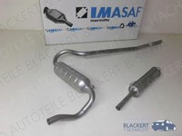 Imasaf Auspuffset Mitteltopf+Endtopf für Lancia Fulvia Berlina+Gt+Gte 1964-1969
