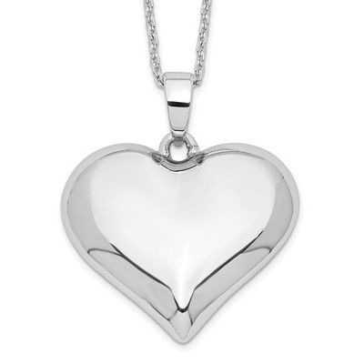 Sterling Silver Without You Hear Ash Holder 18 Inch Necklace Chain Mens Womens