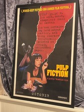 ‘Pulp Fiction’ poster- a v.rare to market, original 1994 advance cinema 1 sheet