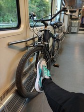 MIFA Beach Cruiser Fahrad 26 Zoll schwarz