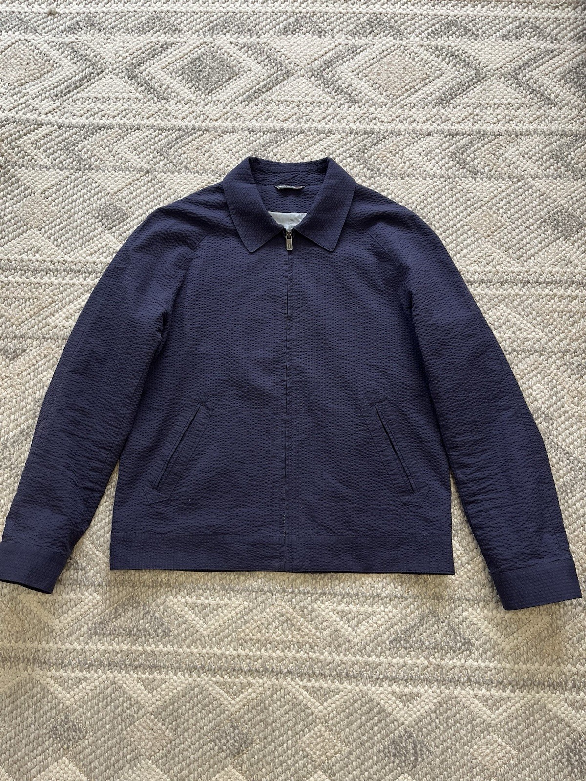 Richard James Savile Row Harrington Cotton Blend Jacket  Men’s L