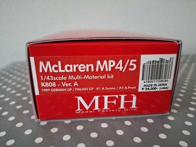 Model Factory Hiro K808 1/43 McLaren MP4/5 Ver.A :1989 Rd.9 German GP