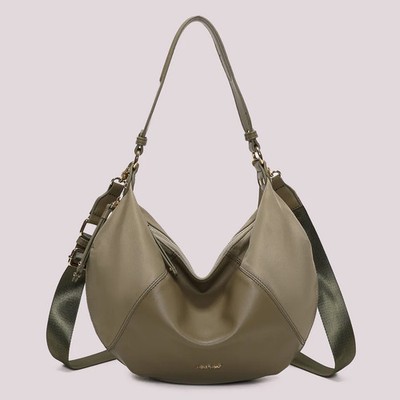 MIMI' MUA' NYLON SCHULTERTASCHE GRÜN