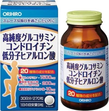 Orihiro Glucosamine Chondroitin Hyaluronic Acid 270 Tablets Supplement Japan