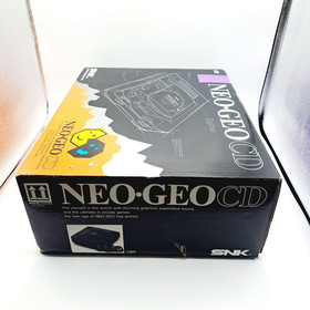 SNK Neo Geo CD Console Complete in Box 2 Controllers Near Mint Japan Retro Rare