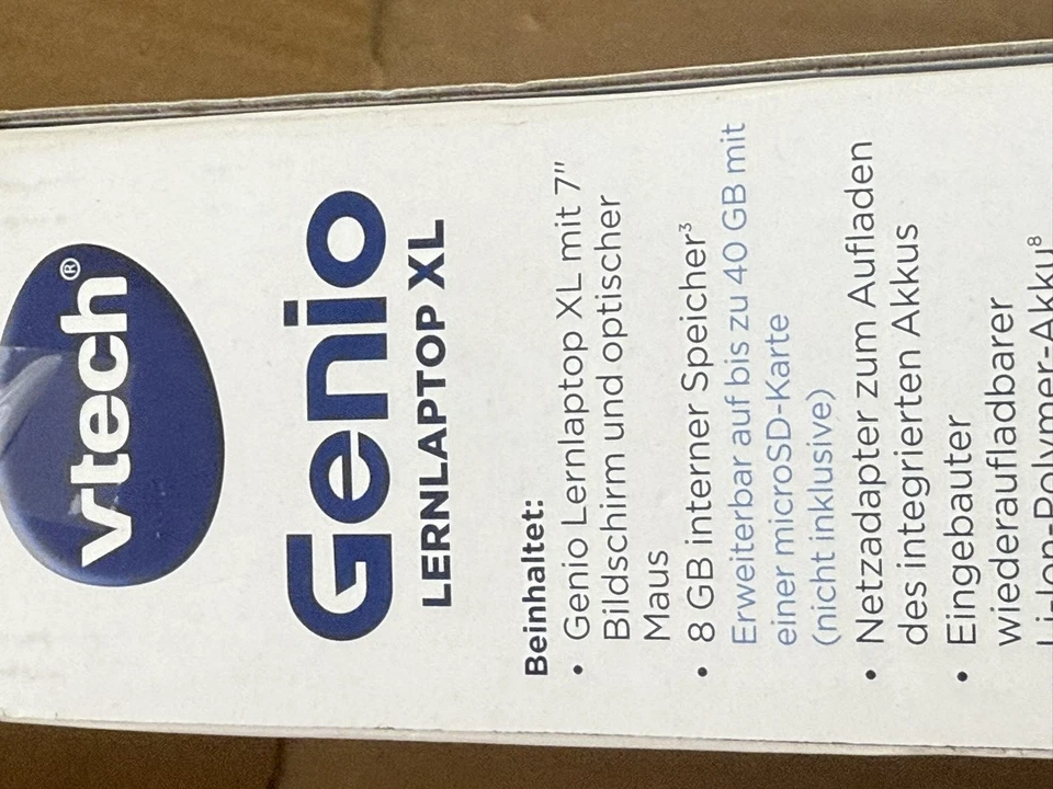 Vtech Kindercomputer School & Go Genio Lernlaptop XL silber 40 Lernspiele WLAN - Bild 4 von 4