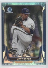 2014 Bowman Chrome Bubbles Refractor 99/99 Matt Garza #76 0l1