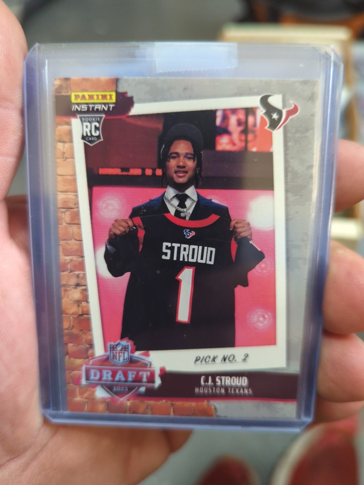 CJ Stroud 2023 Panini Instant NFL Draft Night Rookie #DN2 /2725 Houston Texans